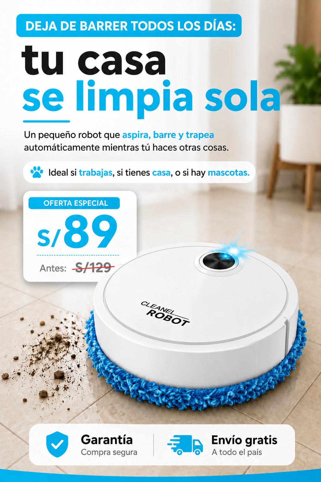 ROBOT TRAPEADOR ®