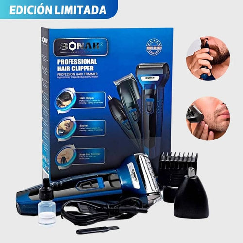 SONAR™ 3 en 1 - Afeitadora Profesional PREMIUM®