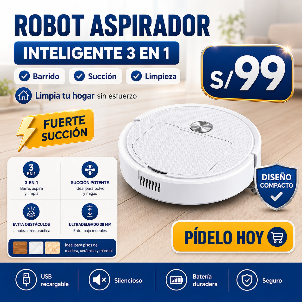 ROBOT ® LIMPIADOR INTELIGENTE