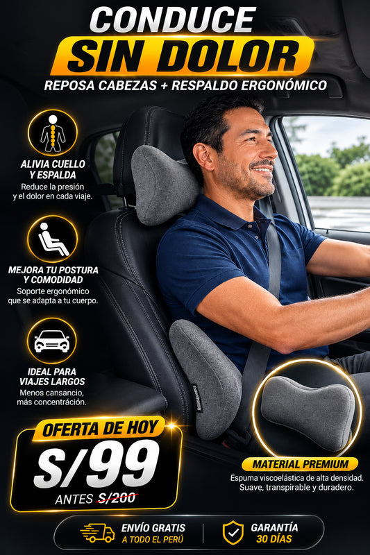 REPOSA CABEZA + RESPALDAR DE ASIENTO