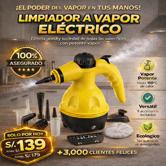 LIMPIEZA PROFUNDA A VAPOR SIN ESFUERZO ®